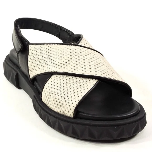 MOT-CLe 🇮🇹 WOMEN'S LEATHER SUMMER FLATS SANDALS - Picture 3 of 7